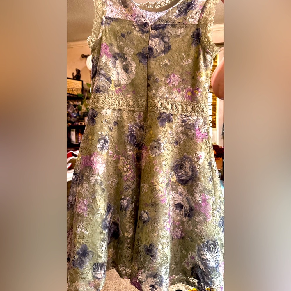 Knit Works Sage Green dress. Youth. Size 16